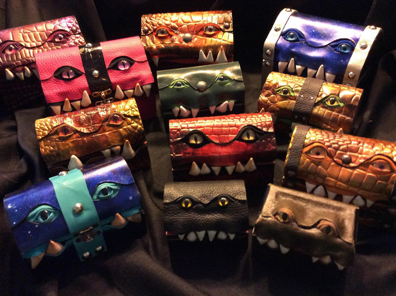 leather monster bags and boxes by mellie z fine line leather design (12)