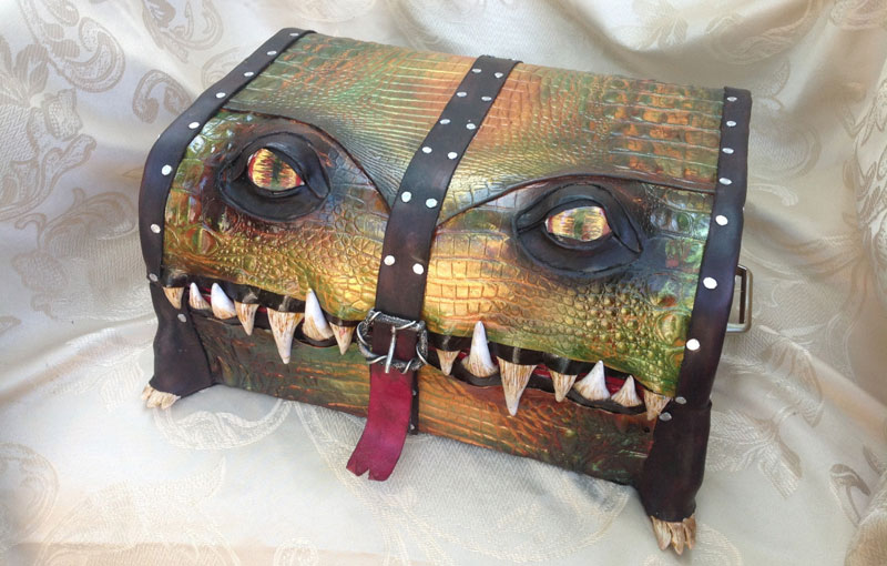 leather monster bags and boxes by mellie z fine line leather design (19)
