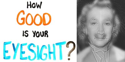 This Marilyn Monroe, Albert Einstein Vision Test Can Quickly Tell If you Need Glasses