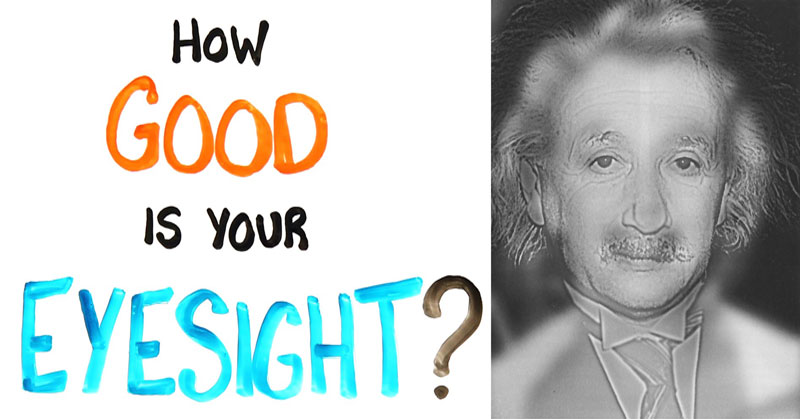 This Marilyn Monroe, Albert Einstein Vision Test Can Quickly Tell If you Need Glasses