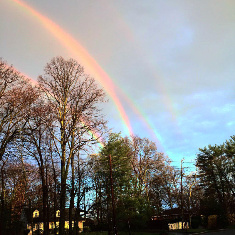quadruple rainbow amanda curtis1 Picture of the Day: Rare Quadruple Rainbow Spotted