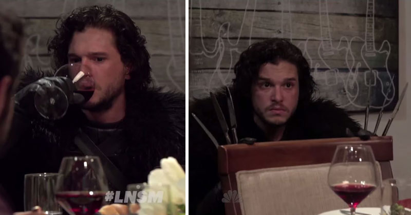 Seth Meyers Brings Jon Snow to a Dinner Party