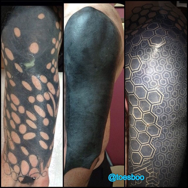 Tattoo uploaded by Jacob whitehead  Terminator arm 3d flesh rip effect   Tattoodo