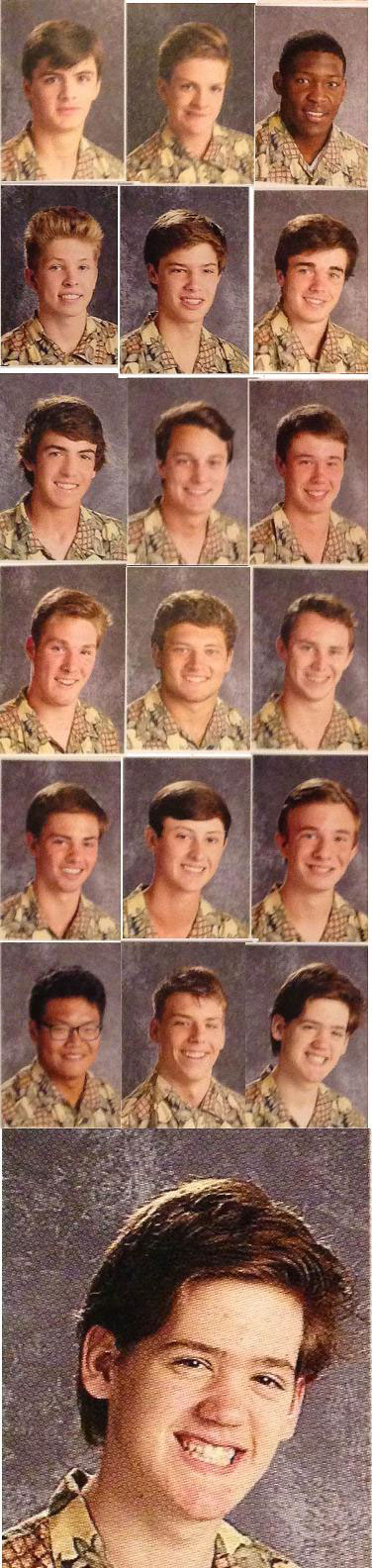 arkansas high school students pass around pineapple shirt for picture day (5)