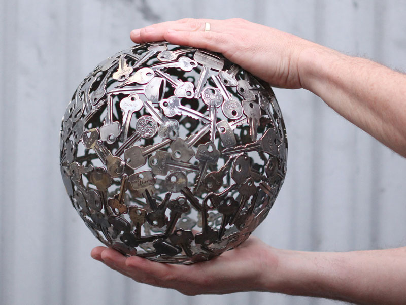 Artist Turns Discarded Keys and Coins Into Works of Art » TwistedSifter