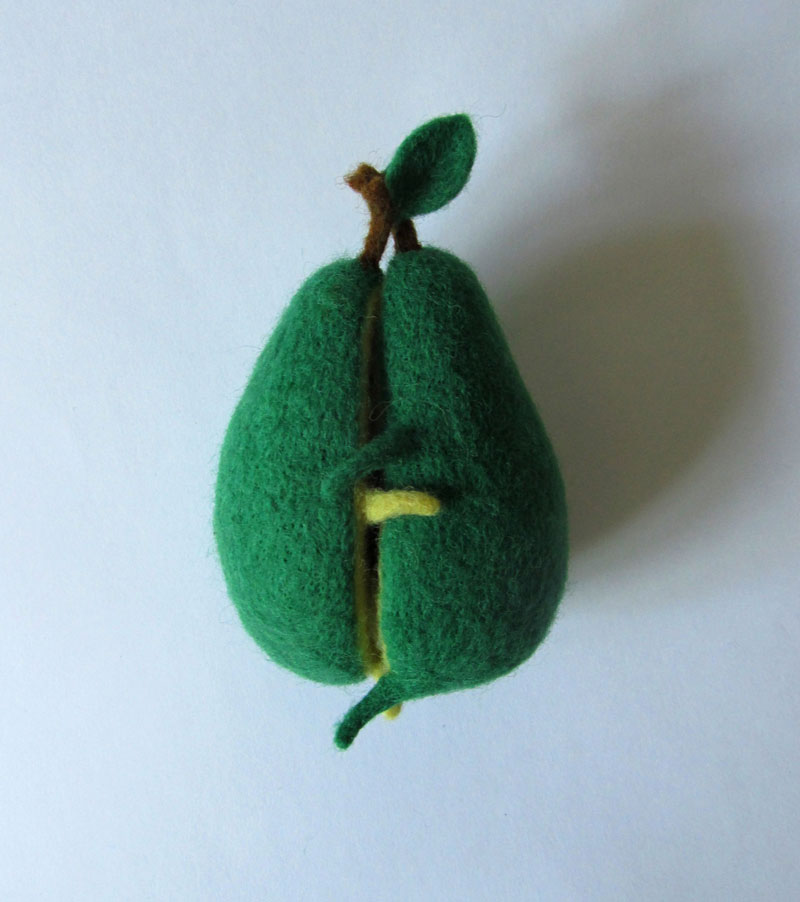 mini avocado plush