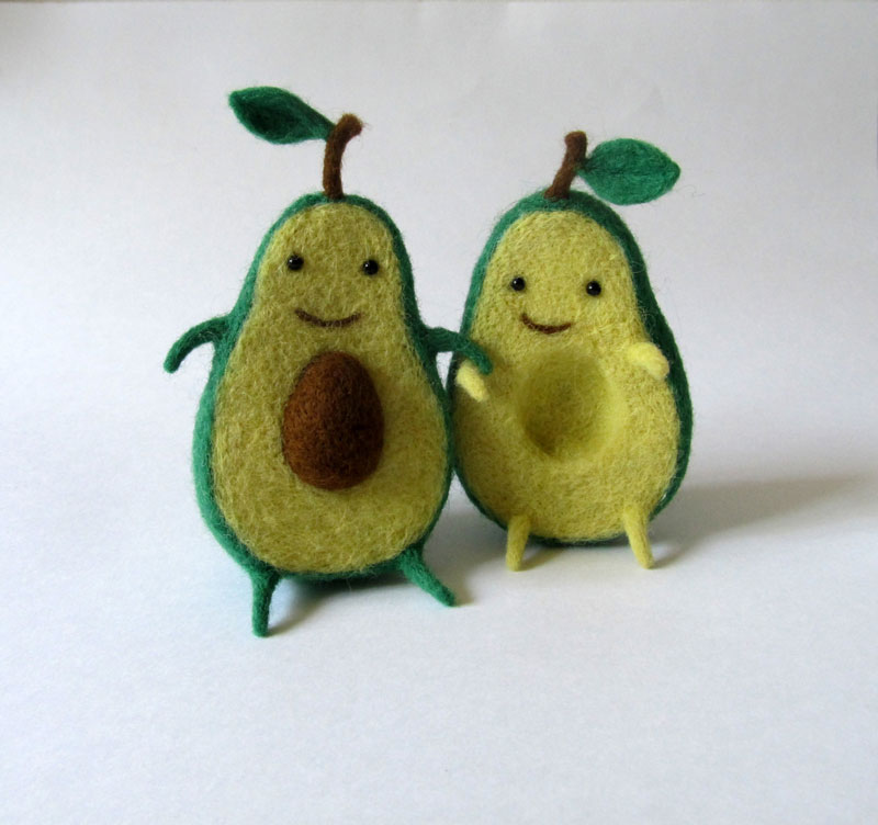 avocado cat plush