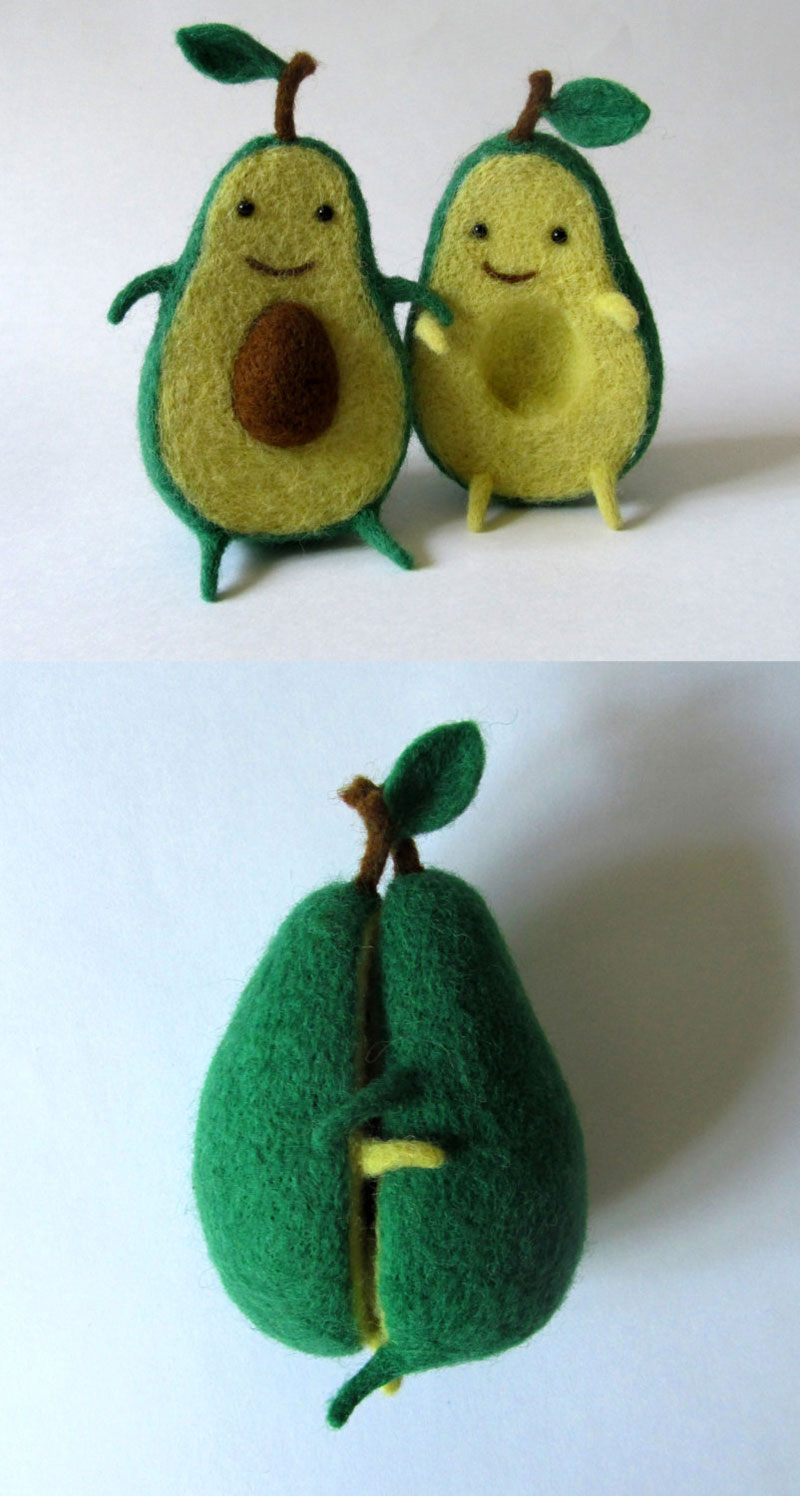 large avocado plush