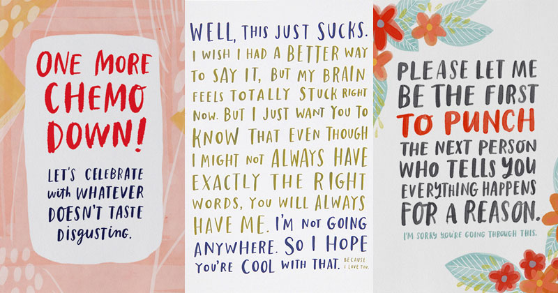 Cancer Survivor Designs "Get Well Soon" Cards That Don't Suck