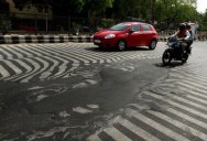 Picture of the Day: It’s So Hot in India the Streets are Melting