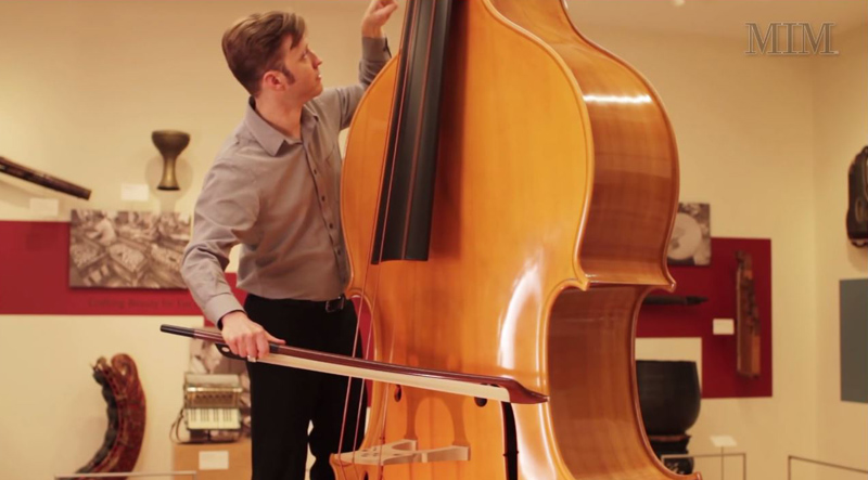 This is an Octobasse. It Makes a Cello Look Like a Violin