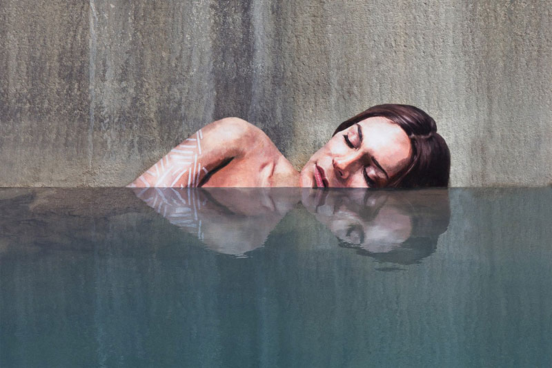 street Artist hula Uses Paddleboard to Paint in Hard to Reach Places (1)