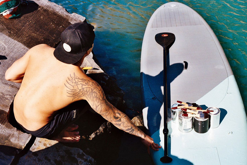 street Artist hula Uses Paddleboard to Paint in Hard to Reach Places (6)