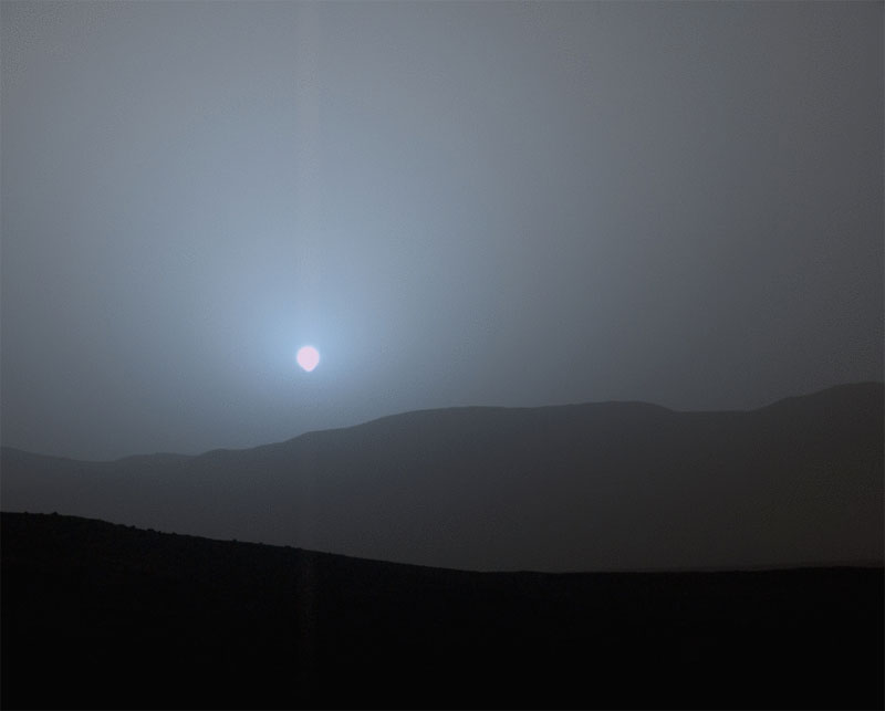 Picture of the Day: Sunset on Mars