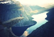 Picture of the Day: Tree Pose on Trolltunga