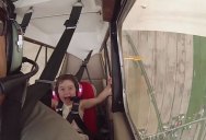 Dad Takes Daughter on Her First-Ever Airplane Loop and She Loves It