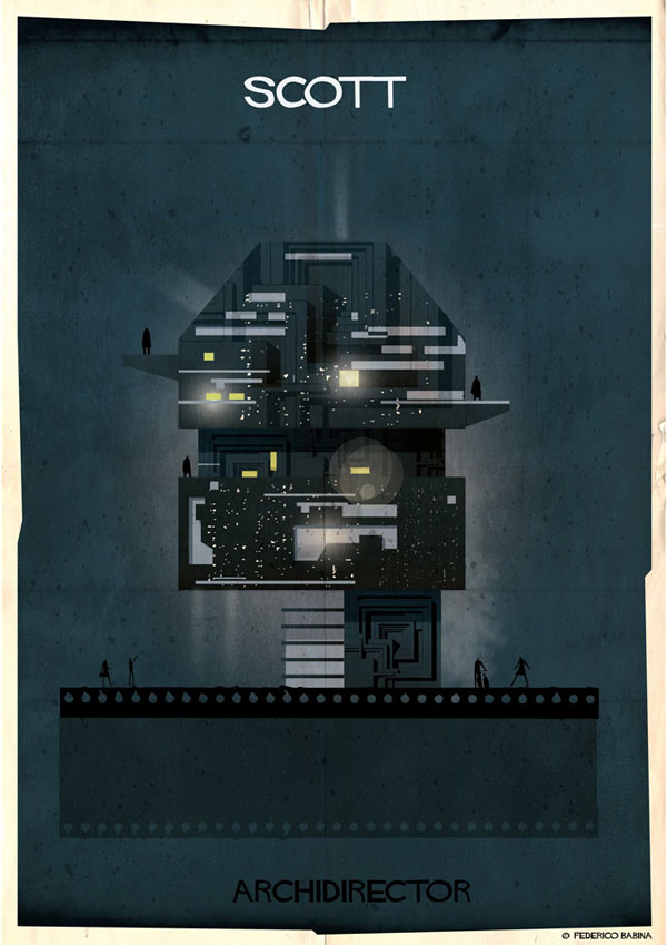 Federico Babina Imagines Architecture in the Film Style of Famous Directors (13)