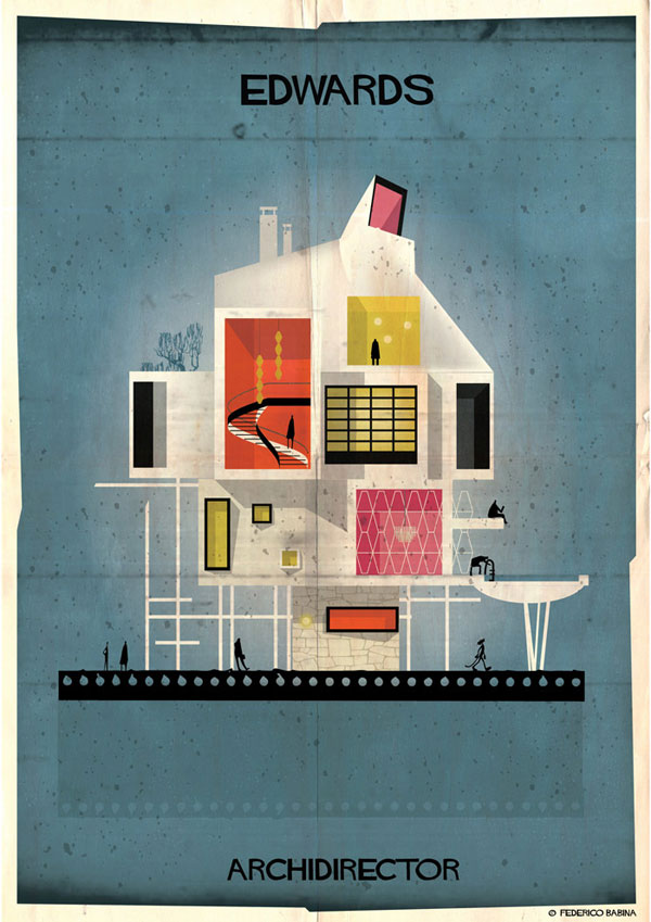 Federico Babina Imagines Architecture in the Film Style of Famous Directors (14)