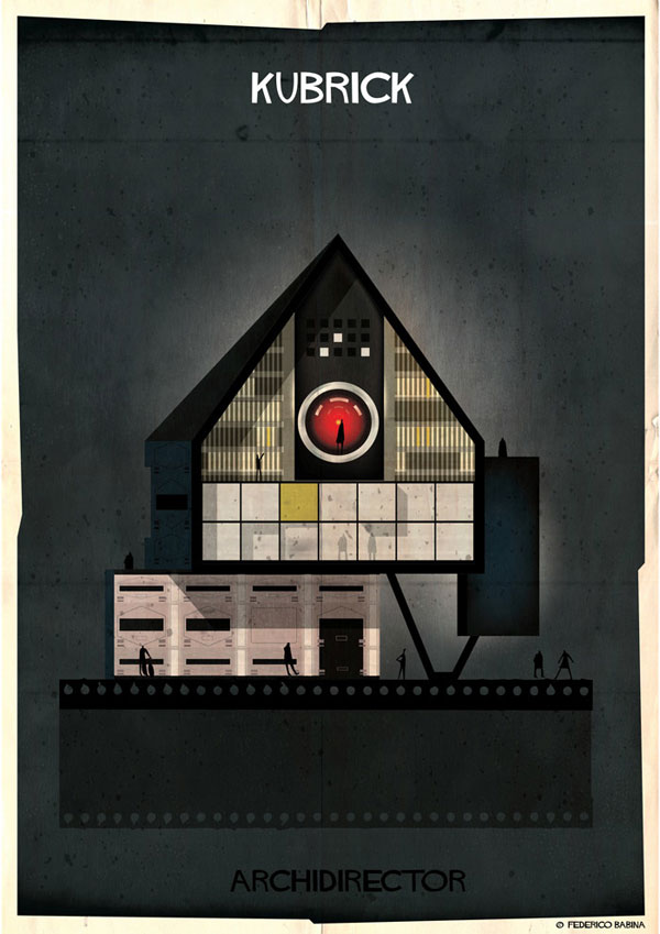 Federico Babina Imagines Architecture in the Film Style of Famous Directors (5)