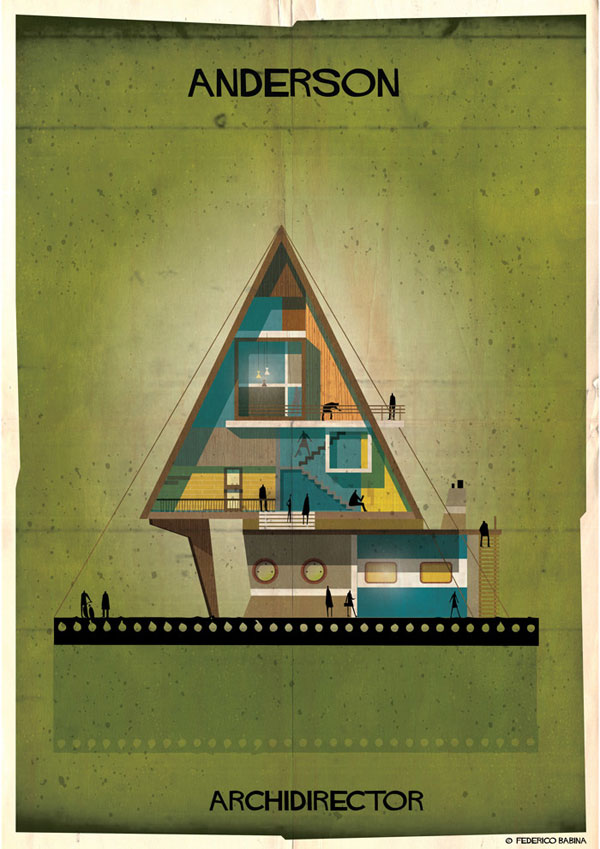 Federico Babina Imagines Architecture in the Film Style of Famous Directors (9)