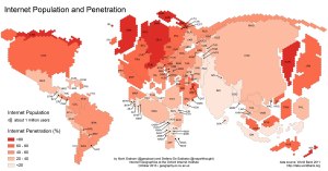 internet population and penetration around the globe internet population and penetration around the globe