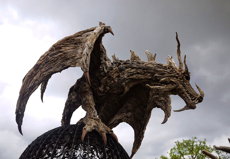 James Doran-Webb Makes Incredible Creatures Out of Driftwood