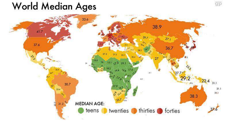 Some world map info