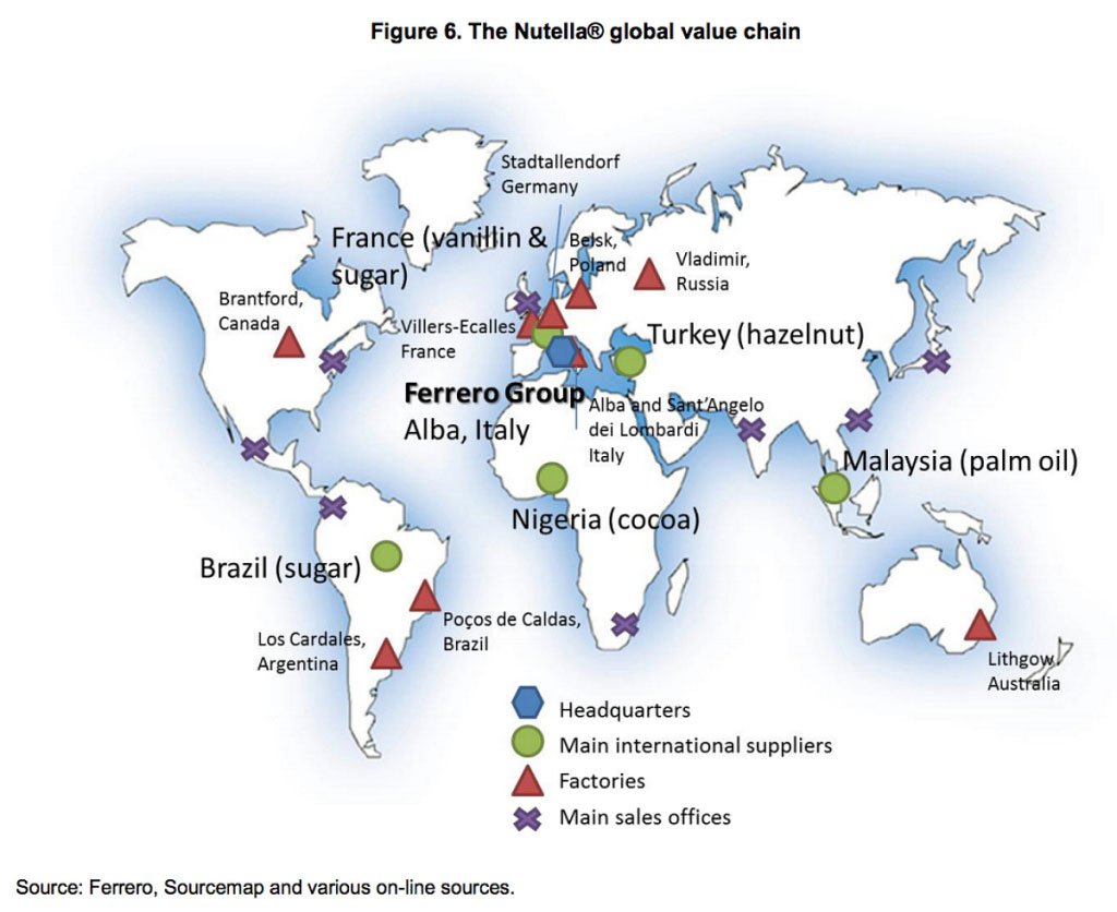 nutella and the global economy 32 Maps That Will Teach You Something New About the World