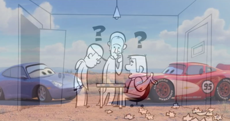 How Pixar Artists Made the Cars in 'Cars' Do Things Without Hands