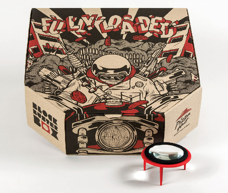 Pizza Box Turns Your Smartphone Into a Movie Projector (4)