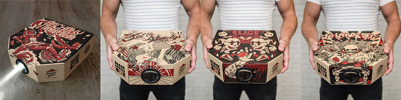 Pizza Box Turns Your Smartphone Into a Movie Projector (6)