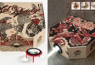 This Pizza Box Turns Your Smartphone Into a Movie Projector