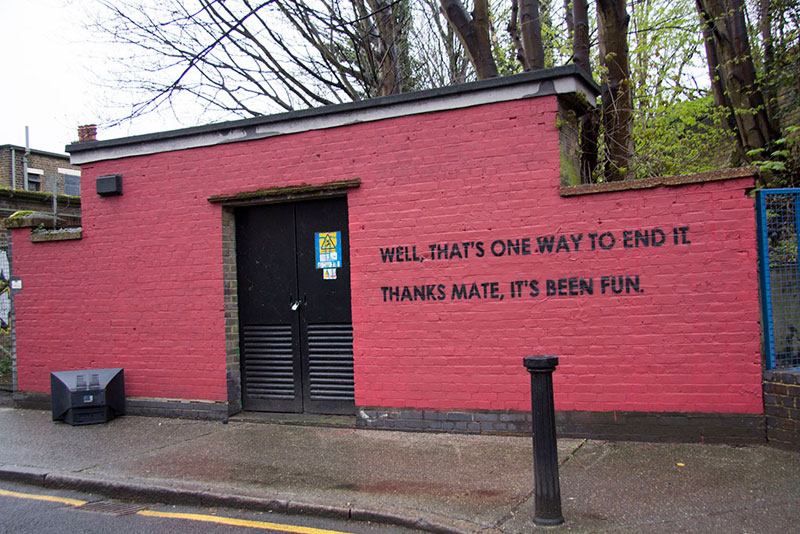 street artist mobstr and city worker have year long exchange on red wall in london 30 MTO Completes 2 Part Mural in Two Countries to Highlight Immigration Issues