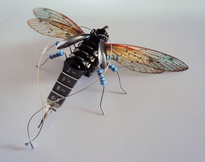 winged insects made from discarded electronics (16)