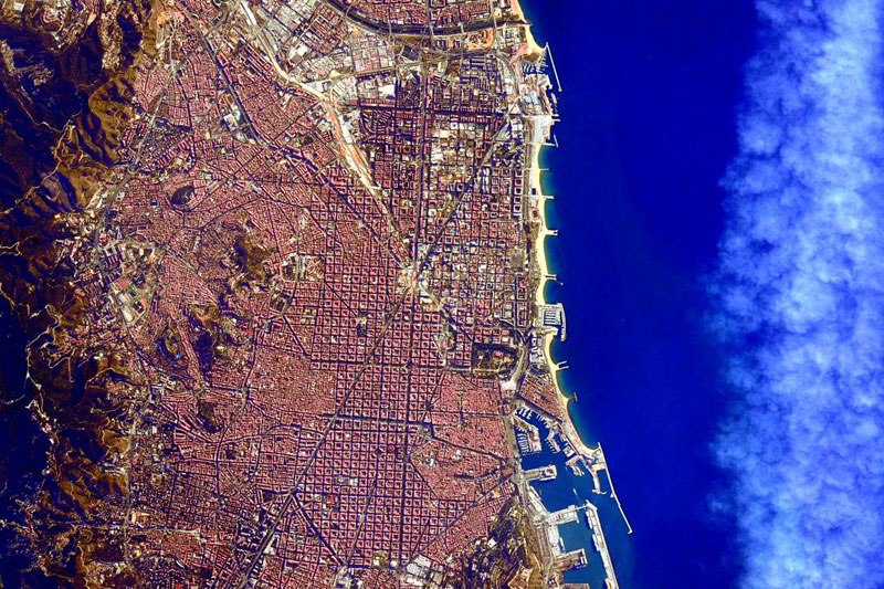 Picture of the Day: Barcelona from Space