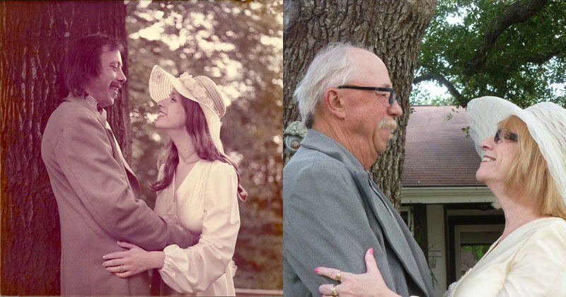 Couple-Celebrates-their-40th-by-Recreating-Photos-from-their-Wedding-Day-(8)