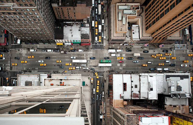 nyc streets from above by navid baraty (9)