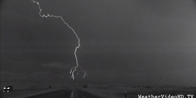 A Lightning Storm Captured in Super Slow Motion