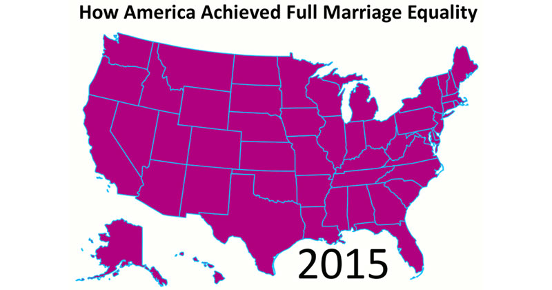The History of Same-Sex Marriage in the US in a Single Gif