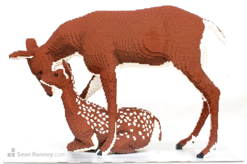 lego animal sculptures by sean kenney (5)