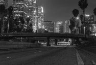 16 Eerie Night Time Photos of Empty LA Freeways