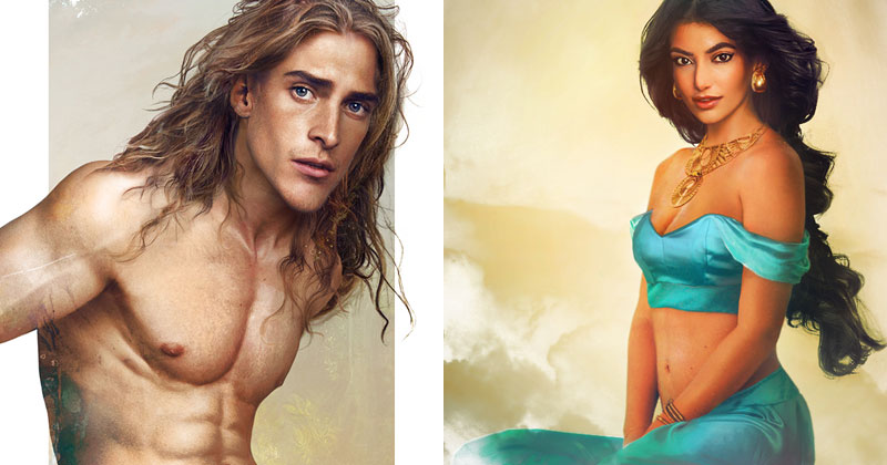Artist Imagines What Real-Life Disney Characters Would Look Like