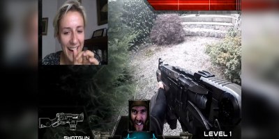 These Guys Made a Live Action Zombie Shooter and then Went on Chatroulette...