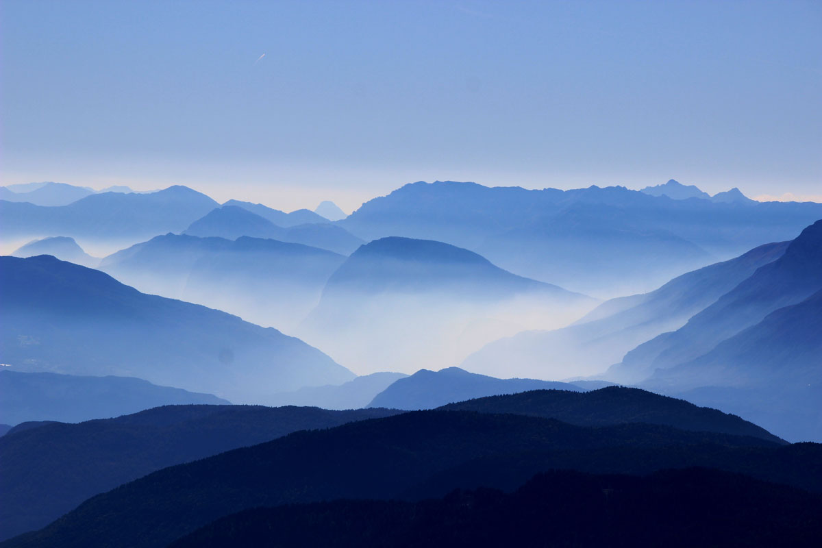shade of mountain blue by luca zanon Picture of the Day: Shades of (Mountain) Blue