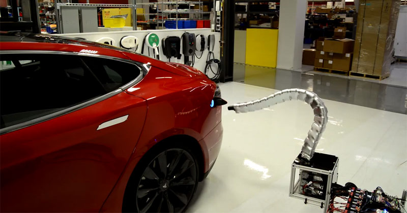 Someone Set Tesla's Charger Prototype Video to Marvin Gaye's Let's Get It On