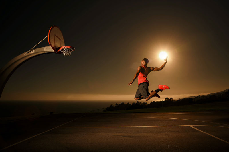 NBA Superstar Anthony Davis Dunks the Sun