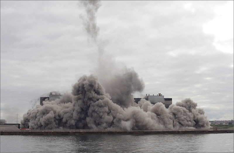 Cockenzie Power Station Demolition Scottish power 2015 (1)