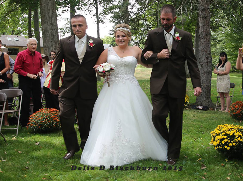Father of the Bride Grabs Her Stepfather So He Can Also Walk Down the Aisle delia blackburn (3)