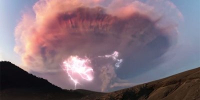 Just a Super-Charged Volcanic Ash Cloud Sparked by Lightning