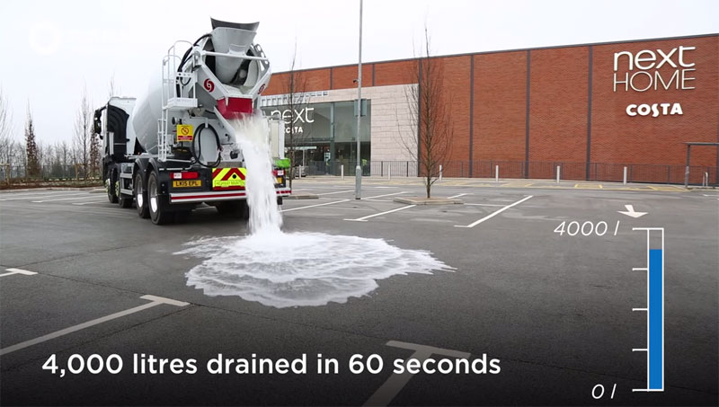 Super Permeable Concrete Drains 4000 Litres of Water in 60 Seconds (1)